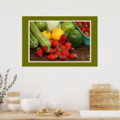 Oogst Summer Vegetables Print (Keuken)