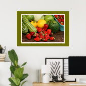 Oogst Summer Vegetables Print (Thuiskantoor)