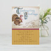  oogst Thanksgiving Invitaties in het binnenste Kaart (Staand voorkant)