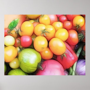 Oogst Tijd - Tomaten! Poster
