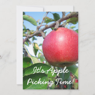 Oogst-tijduitnodiging Kaart