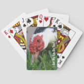 Oogst van de Dichte Foto van de Duck Personalized Speelkaarten (Achterkant)