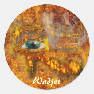 Oogst van Horus Wadjet Egyptian Art Stickers