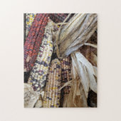 Oogst van maïs legpuzzel (Verticaal)