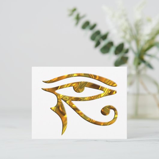 Oogst van paarden - GOLD Briefkaart (Staand voorkant)