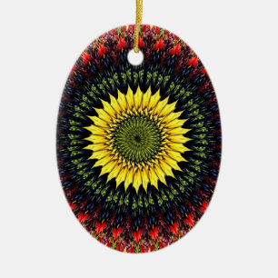 Oogst Zonnebloem Ornament