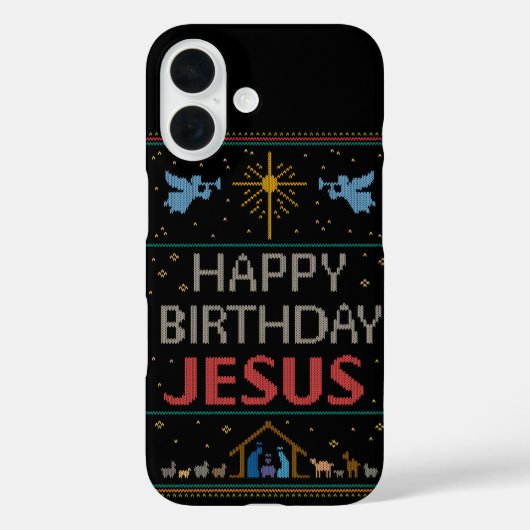 Oogstbeker: Happy Birthday Jesus Red Case-Mate iPhone Case (Achterkant)