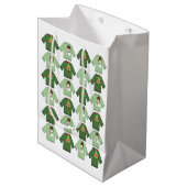 Oogstbekers Groene Gift Bags Medium Cadeauzakje (Voorkant Gekanteld)