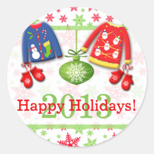 Oogstbekers Prettige feestdagen Sticker 3