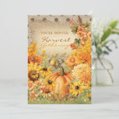 oogstbijeenkomst kaart (Staand voorkant)