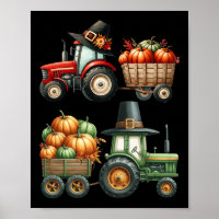 Oogstboerderij Tractor Herfst Tractor Boerderij Jo
