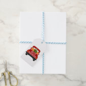 Oogstdank Truck Cadeaulabel (Met Touw)