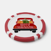 Oogstdank Truck Poker Chips (Enkel)