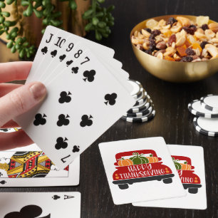 Oogstdank Truck Pokerkaarten