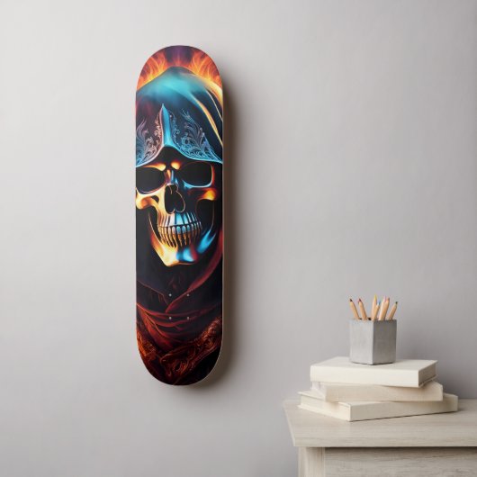 Oogstdood Skateboard (Muurkunst)