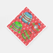 Oogstelijk kerstfeestartikel servet (Hoek)