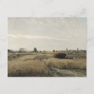 oogsten   Charles-Francois Daubigney Briefkaart