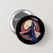Oogstende Autostopper Ronde Button 5,7 Cm (Voorkant /achterkant)