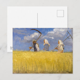 Oogsters Anna Ancher Briefkaart