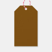Oogstfeest Herfstbladeren Cadeaulabel (Achterkant)