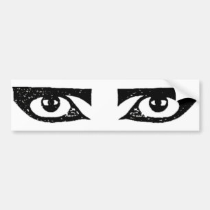 Oogsticker 2 bumpersticker