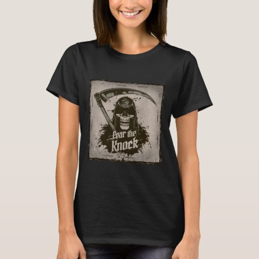Oogstmaan Vrees de Klop T-shirt (Voorkant)