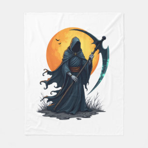 Oogstmachine met Zeis � Eng Halloween Shirt Fleece Deken