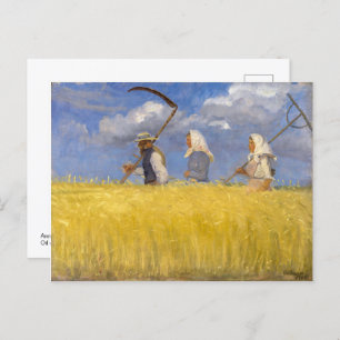 Oogstmachines   Anna Ancher   Briefkaart