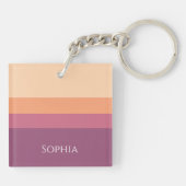 Oogstpalet - Acryl Sleutelhanger (Achterkant)