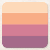 Oogstpalet Vierkante Kartonnen Onderzetter (Voorkant)