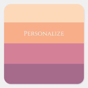 Oogstpalet Vierkante Sticker