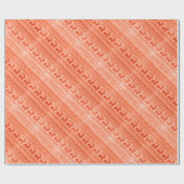 Oogstrelend kerstkeukenpatroon cadeaupapier (Vlak)