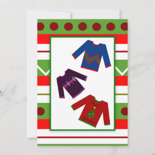 Oogstrelende kerstfeestdag Trio Sweaters Kaart