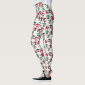 Oogstrelende kerstfeestpartij levert groen rood op leggings (Links)