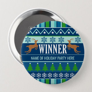 Oogstrelprijswinnaar voor Kerstmis eerst Ronde Button 4,0 Cm