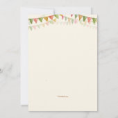 Oogstseizoen Uitnodiging (Achterkant)