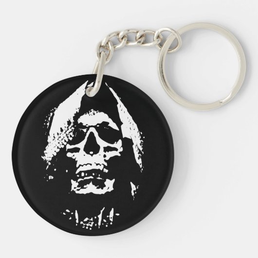 Oogstster van zielen: Angst incarneren Sleutelhanger (Achterkant)