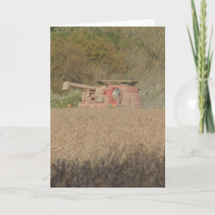 Oogsttijd Combineren in Sojaboonveld Kaart