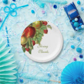 Oogstvruchten Papieren Bordje (Feest)