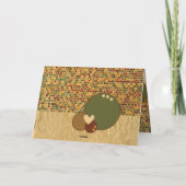 Oogstzegen  bedankkaart (Achterkant)