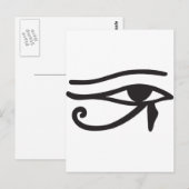 Oogsymbool van Horus Egyptian Briefkaart (Voorkant / Achterkant)