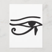 Oogsymbool van Horus Egyptian Briefkaart (Voorkant)