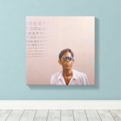 Oogtest 3 Medinipur India Canvas Afdruk (Insitu (Houten vloer))