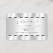 Oogvaring Silver Effect Professional en oble Visitekaartje (Achterkant)