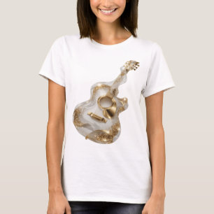 Oogverblindend gouden Gouden Gitaar Citaat Design T-shirt