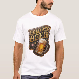 Oogverblindend HOLD MY BEER T-shirt ontwerp