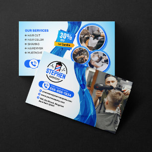 Oogverblindende Kapperszaak Kapper Haarstylist Visitekaartje