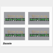 oogverblindende rechthoekige stickers uit de jaren