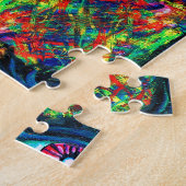 Oogverdraaiing en trippy schilderen legpuzzel (Zijkant)