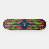 Oogverdraaiing en trippy schilderen skateboard (Horizontaal)